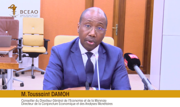 Communiqué de presse lu par M. Toussaint DAMOH, Conseiller du Directeur Général de l'Economie et de la Monnaie, Directeur de la Conjoncture Economique et des Analyses Monétaires, à l'issue de la réunion ordinaire du CPM - 4 juin 2024